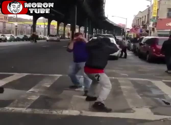 Video :This poor guy didn't ask for anything and yet gets hit!